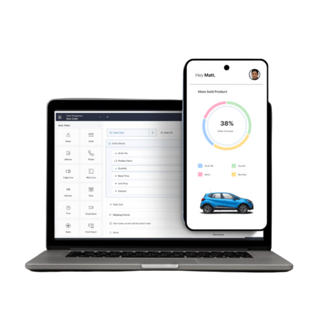 mockup zoho creator