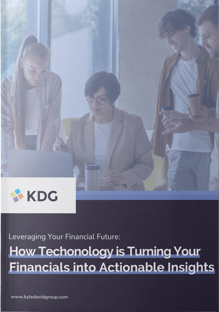 'Leveraging Your Financial Future: How Technology is Turning Your Financials into Actionable Insights' whitepaper cover