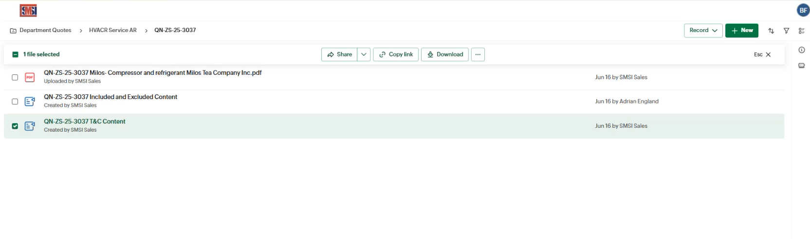 Integrated Quote Editors for customizable terms and product details.